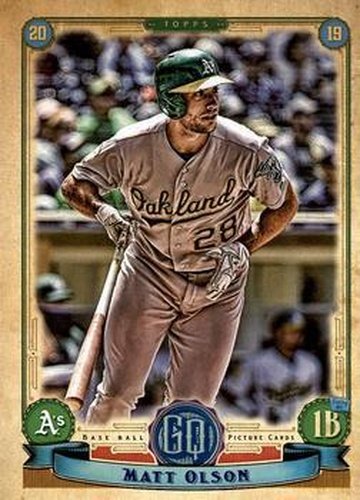 #280 Matt Olson - Oakland Athletics - 2019 Topps Gypsy Queen Baseball