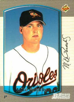 #280 Mike Paradis - Baltimore Orioles - 2000 Bowman Baseball