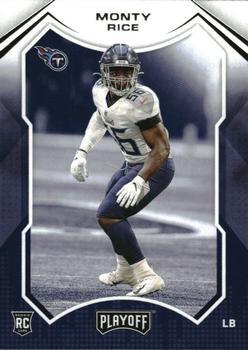 #280 Monty Rice - Tennessee Titans - 2021 Panini Playoff Football