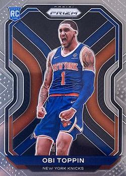 #280 Obi Toppin - New York Knicks - 2020-21 Panini Prizm Basketball
