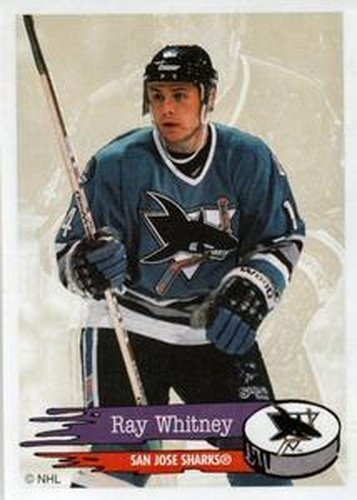 #280 Ray Whitney - San Jose Sharks - 1995-96 Panini Hockey Stickers