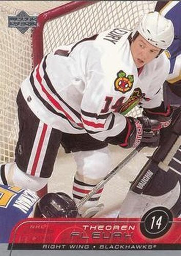#280 Theoren Fleury - Chicago Blackhawks - 2002-03 Upper Deck Hockey