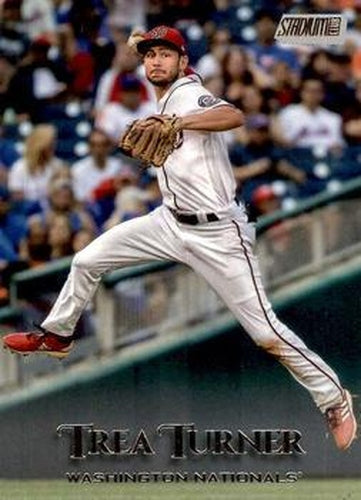 #280 Trea Turner - Washington Nationals - 2019 Stadium Club Baseball