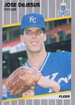 #280 Jose DeJesus - Kansas City Royals - 1989 Fleer Baseball
