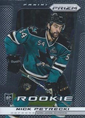 #280 Nick Petrecki - San Jose Sharks - 2013-14 Panini Prizm Hockey