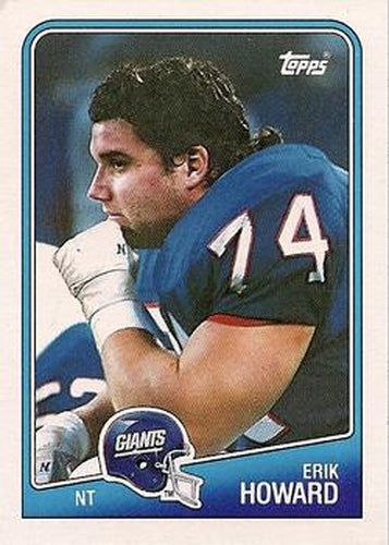 #280 Erik Howard - New York Giants - 1988 Topps Football