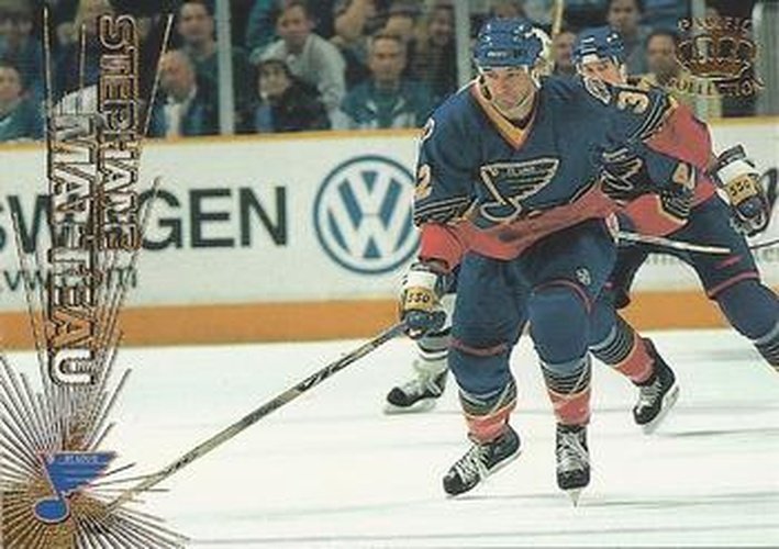 #280 Stephane Matteau - St. Louis Blues - 1997-98 Pacific Crown Hockey