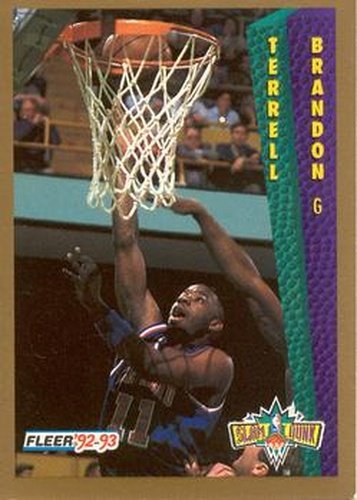 #280 Terrell Brandon - Cleveland Cavaliers - 1992-93 Fleer Basketball