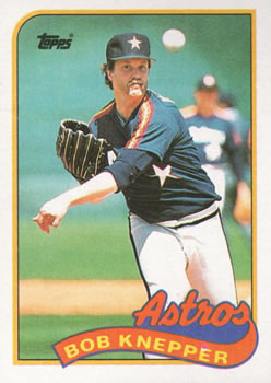 #280 Bob Knepper - Houston Astros - 1989 Topps Baseball