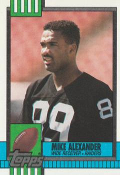 #280 Mike Alexander - Los Angeles Raiders - 1990 Topps Football