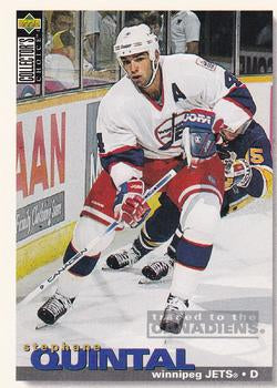 #280 Stephane Quintal - Montreal Canadiens - 1995-96 Collector's Choice Hockey