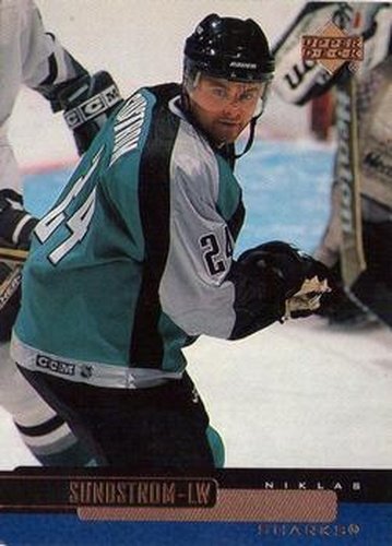 #280 Niklas Sundstrom - San Jose Sharks - 1999-00 Upper Deck Hockey