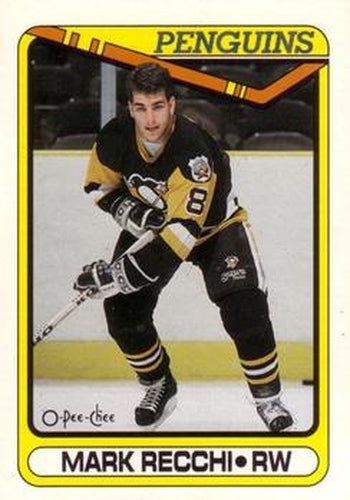 #280 Mark Recchi - Pittsburgh Penguins - 1990-91 O-Pee-Chee Hockey