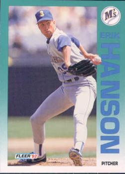 #280 Erik Hanson - Seattle Mariners - 1992 Fleer Baseball