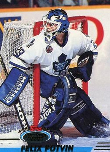 #280 Felix Potvin - Toronto Maple Leafs - 1993-94 Stadium Club Hockey