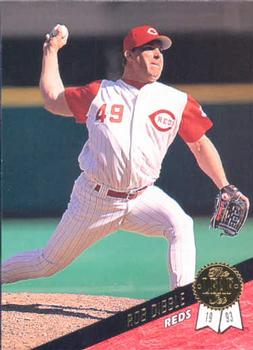 #280 Rob Dibble - Cincinnati Reds - 1993 Leaf Baseball