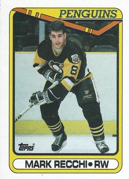 #280 Mark Recchi - Pittsburgh Penguins - 1990-91 Topps Hockey