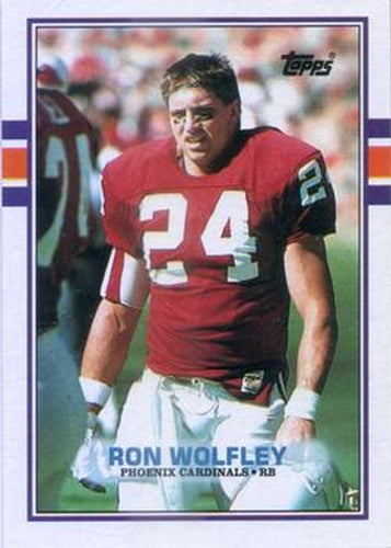 #280 Ron Wolfley - Phoenix Cardinals - 1989 Topps Football