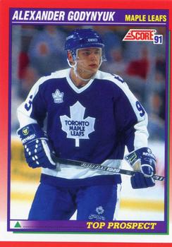 #281 Alexander Godynyuk - Toronto Maple Leafs - 1991-92 Score Canadian Hockey