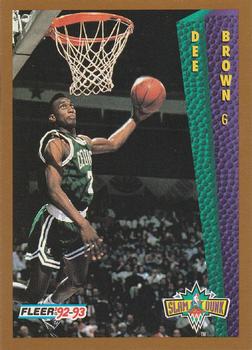 #281 Dee Brown - Boston Celtics - 1992-93 Fleer Basketball