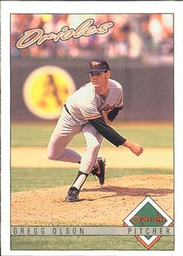 #281 Gregg Olson - Baltimore Orioles - 1993 O-Pee-Chee Baseball