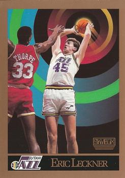 #281 Eric Leckner - Utah Jazz - 1990-91 SkyBox Basketball