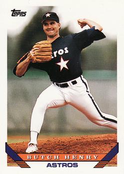 #281 Butch Henry - Houston Astros - 1993 Topps Baseball
