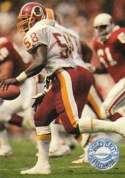 #281 Wilber Marshall - Washington Redskins - 1991 Pro Set Platinum Football