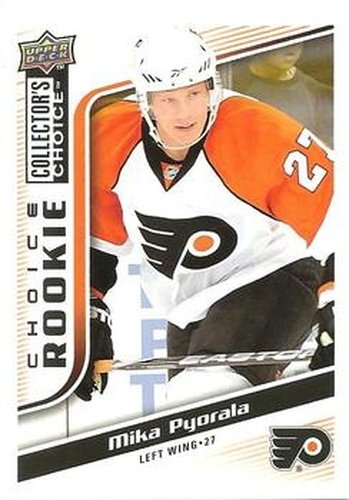 #281 Mika Pyorala - Philadelphia Flyers - 2009-10 Collector's Choice Hockey