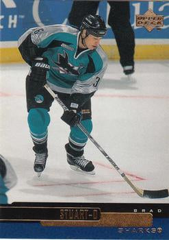 #281 Brad Stuart - San Jose Sharks - 1999-00 Upper Deck Hockey