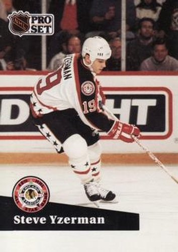 #281 Steve Yzerman - 1991-92 Pro Set Hockey