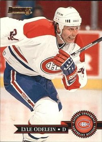 #281 Lyle Odelein - Montreal Canadiens - 1995-96 Donruss Hockey