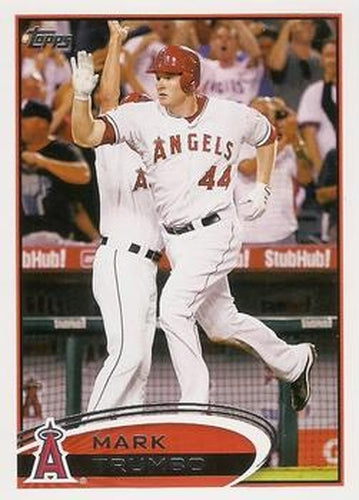 #281 Mark Trumbo - Los Angeles Angels - 2012 Topps Baseball