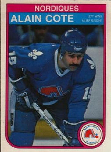 #281 Alain Cote - Quebec Nordiques - 1982-83 O-Pee-Chee Hockey