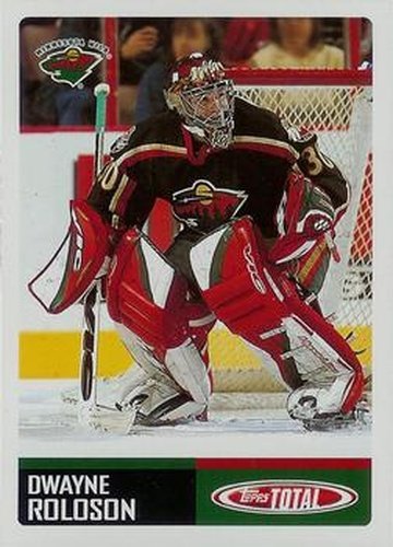 #281 Dwayne Roloson - Minnesota Wild - 2002-03 Topps Total Hockey