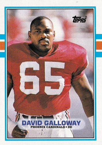 #281 David Galloway - Phoenix Cardinals - 1989 Topps Football