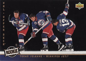 #281 Teemu Selanne - Winnipeg Jets - 1993-94 Upper Deck Hockey
