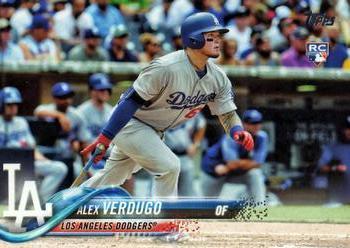#281 Alex Verdugo - Los Angeles Dodgers - 2018 Topps Baseball