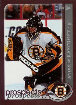 #281 Andrew Raycroft - Boston Bruins - 2002-03 O-Pee-Chee Hockey