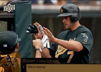 #281 Bobby Crosby - Oakland Athletics - 2009 Upper Deck Baseball