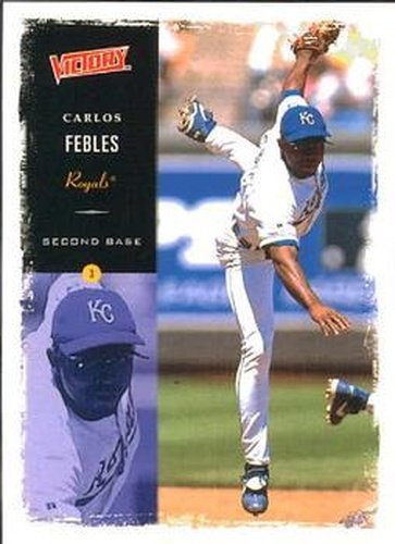 #281 Carlos Febles - Kansas City Royals - 2000 Upper Deck Victory Baseball