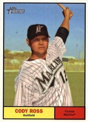 #281 Cody Ross - Florida Marlins - 2010 Topps Heritage Baseball