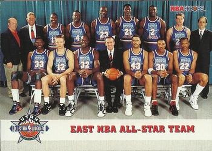 #281 East NBA All-Star Team - - 1993-94 Hoops Basketball