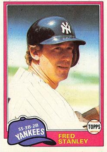 #281 Fred Stanley - New York Yankees - 1981 Topps Baseball