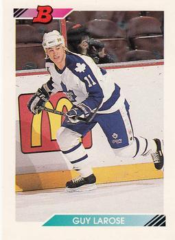 #281 Guy Larose - Toronto Maple Leafs - 1992-93 Bowman Hockey