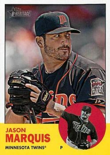 #281 Jason Marquis - Minnesota Twins - 2012 Topps Heritage Baseball