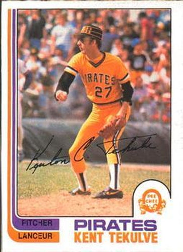 #281 Kent Tekulve - Pittsburgh Pirates - 1982 O-Pee-Chee Baseball
