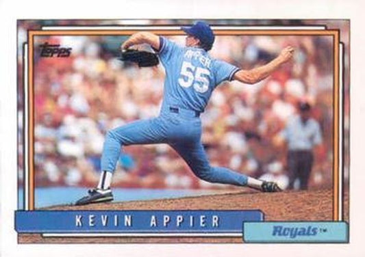 #281 Kevin Appier - Kansas City Royals - 1992 Topps Baseball