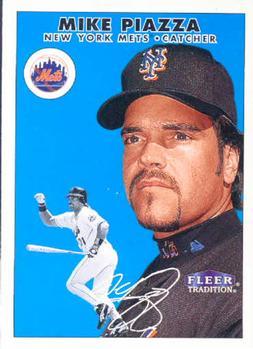 #281 Mike Piazza - New York Mets - 2000 Fleer Tradition Baseball