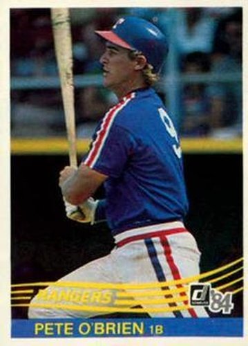 #281 Pete O'Brien - Texas Rangers - 1984 Donruss Baseball